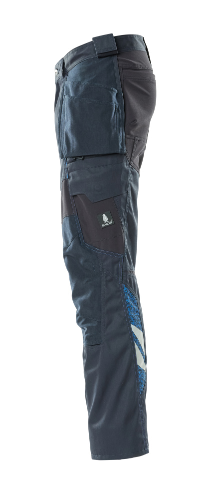MASCOT ACCELERATE Hose mit Hängetaschen schwarzblau 45