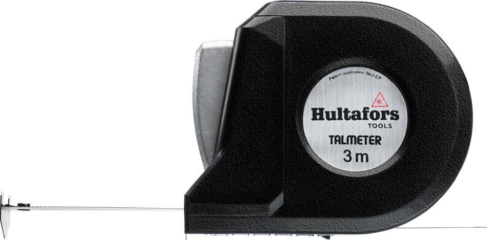 Hultafors Taschenbandmaß Talmeter 2m x 13mm weiß