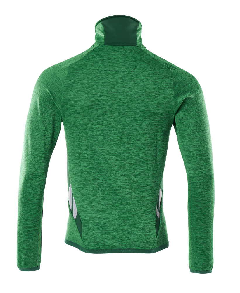 MASCOT ACCELERATE Fleecepullover mit Reißverschluss grasgrün/grün XXL