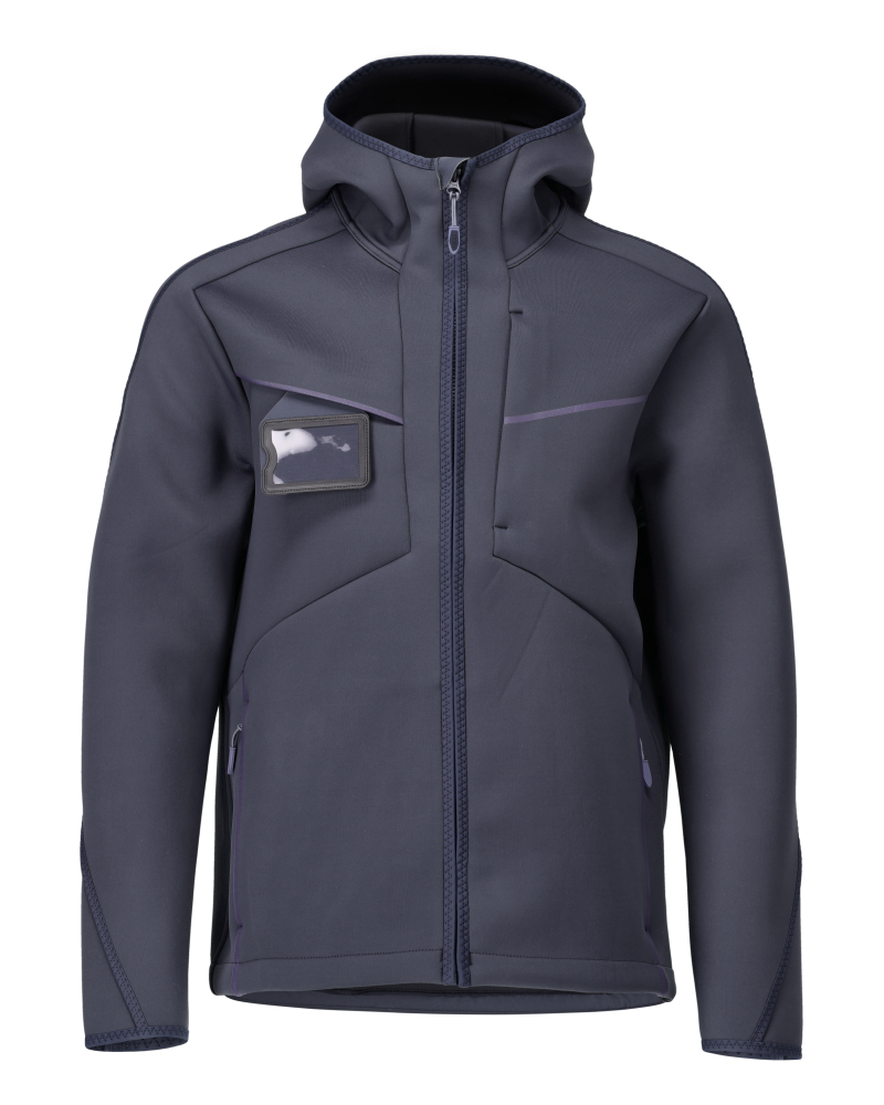 MASCOT CUSTOMIZED Softshell Jacke mit Kapuze schwarzblau XS
