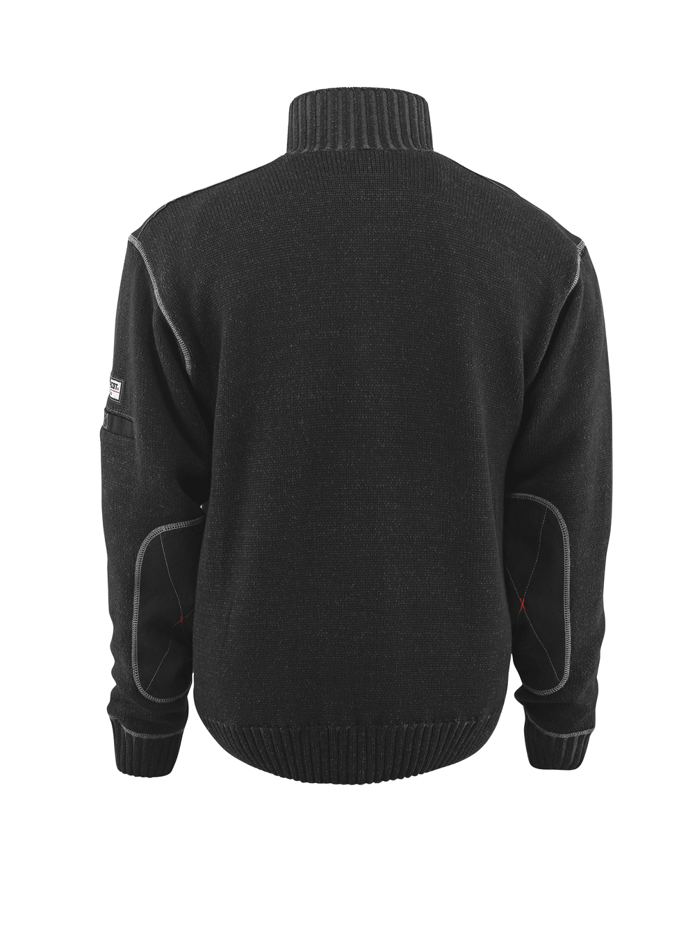 MASCOT Naxos FRONTLINE Strickpullover mit kurzem Reißverschluss schwarz 4XL
