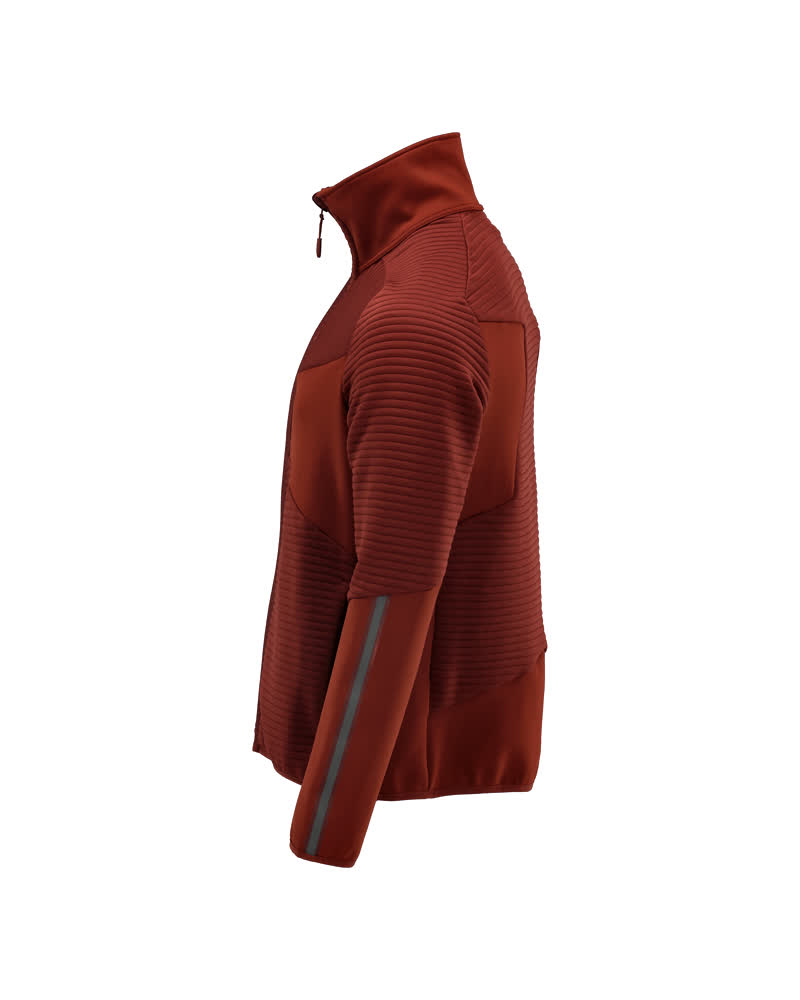 MASCOT CUSTOMIZED Fleecepullover mit Reißverschluss herbstrot M