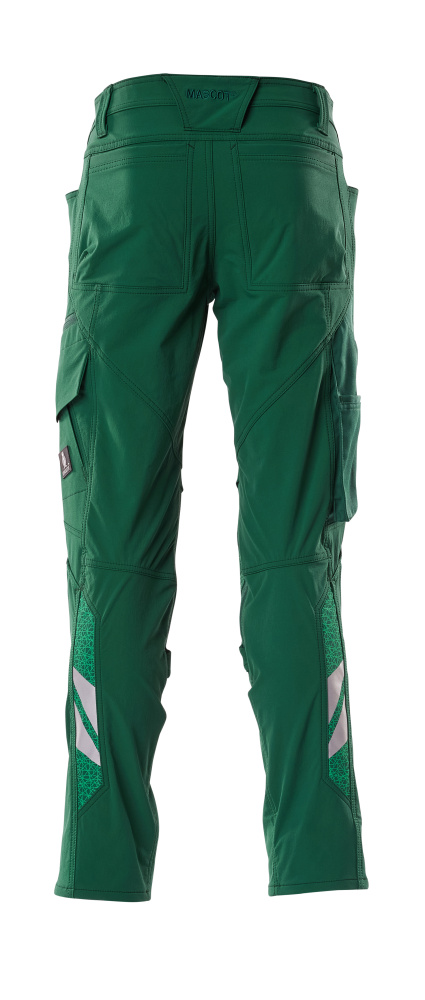 MASCOT ACCELERATE Hose mit Knietaschen grün 54 lang