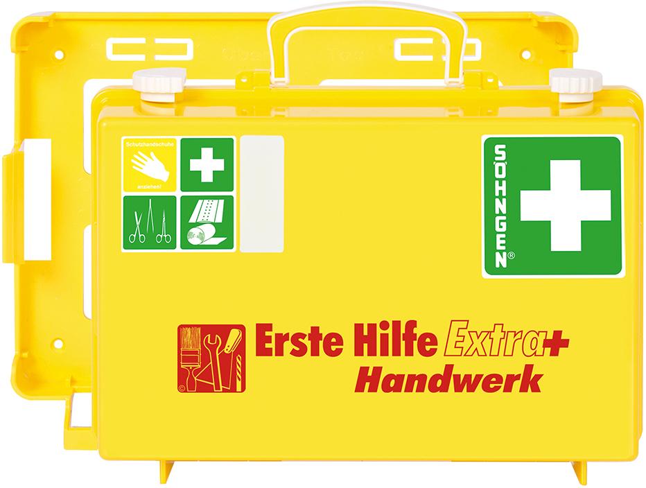 Söhngen Erste-Hilfe-Koffer Extra Handwerk, DIN 13157 gelb