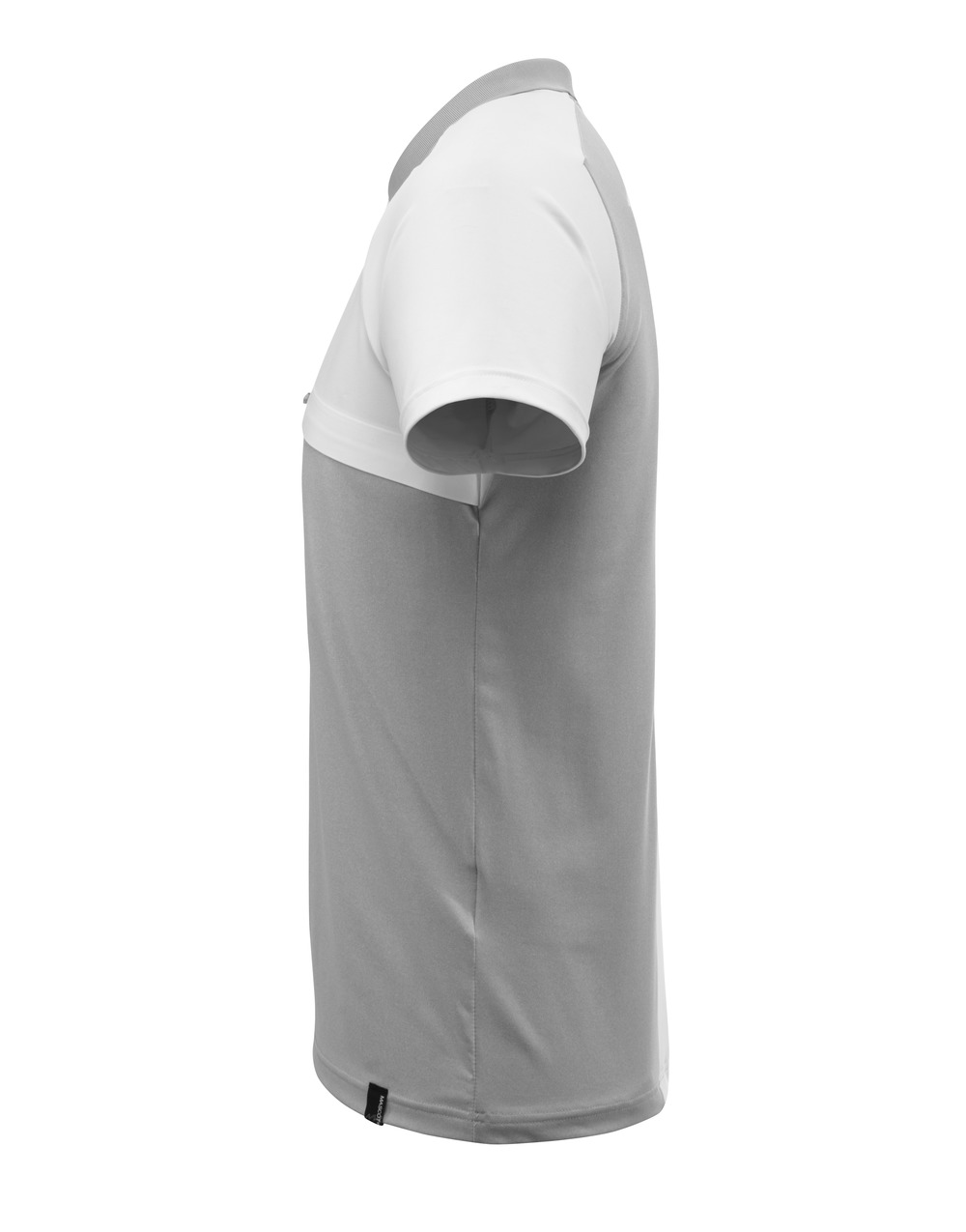 MASCOT ADVANCED Polo-Shirt mit Brusttasche grau-meliert/weiss XXL