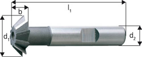FORUM Winkelfräser D1833D HSSE 45G 32,0mm