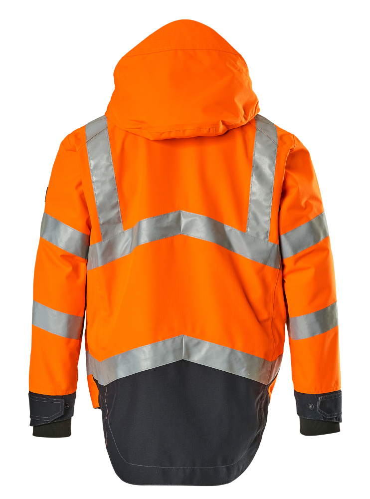 MASCOT Harlow SAFE SUPREME Hard Shell Jacke hi-vis orange/schwarzblau L