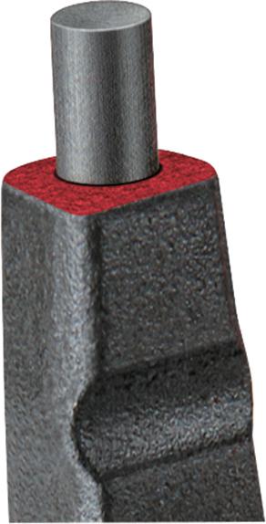 Sicherungsringzange innengebogen grau atramentiertJ11 mm KNIPEX