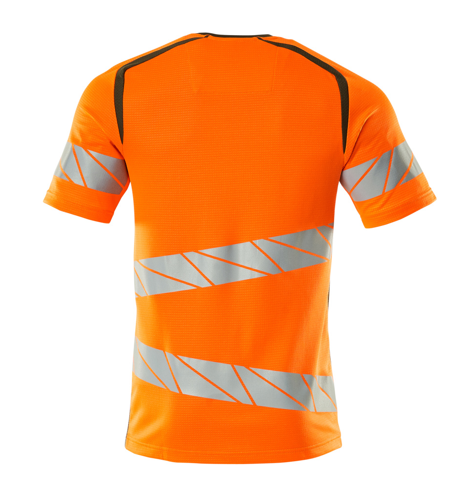 MASCOT ACCELERATE SAFE T-Shirt hi-vis orange/moosgrün S