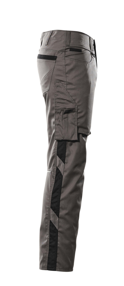 MASCOT Oldenburg UNIQUE Hose mit Schenkeltaschen anthrazit/schwarz 62 lang
