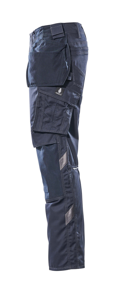 MASCOT Kassel UNIQUE Hose mit Hängetaschen schwarzblau 52 kurz