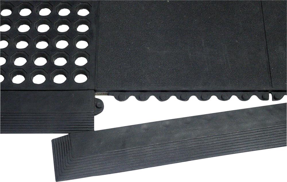 Leiste inklusive Ecke weiblich YOGA SOLID Oil schwarz Breite 96,5 x Tiefe 65 mm (VE 4 Stück)