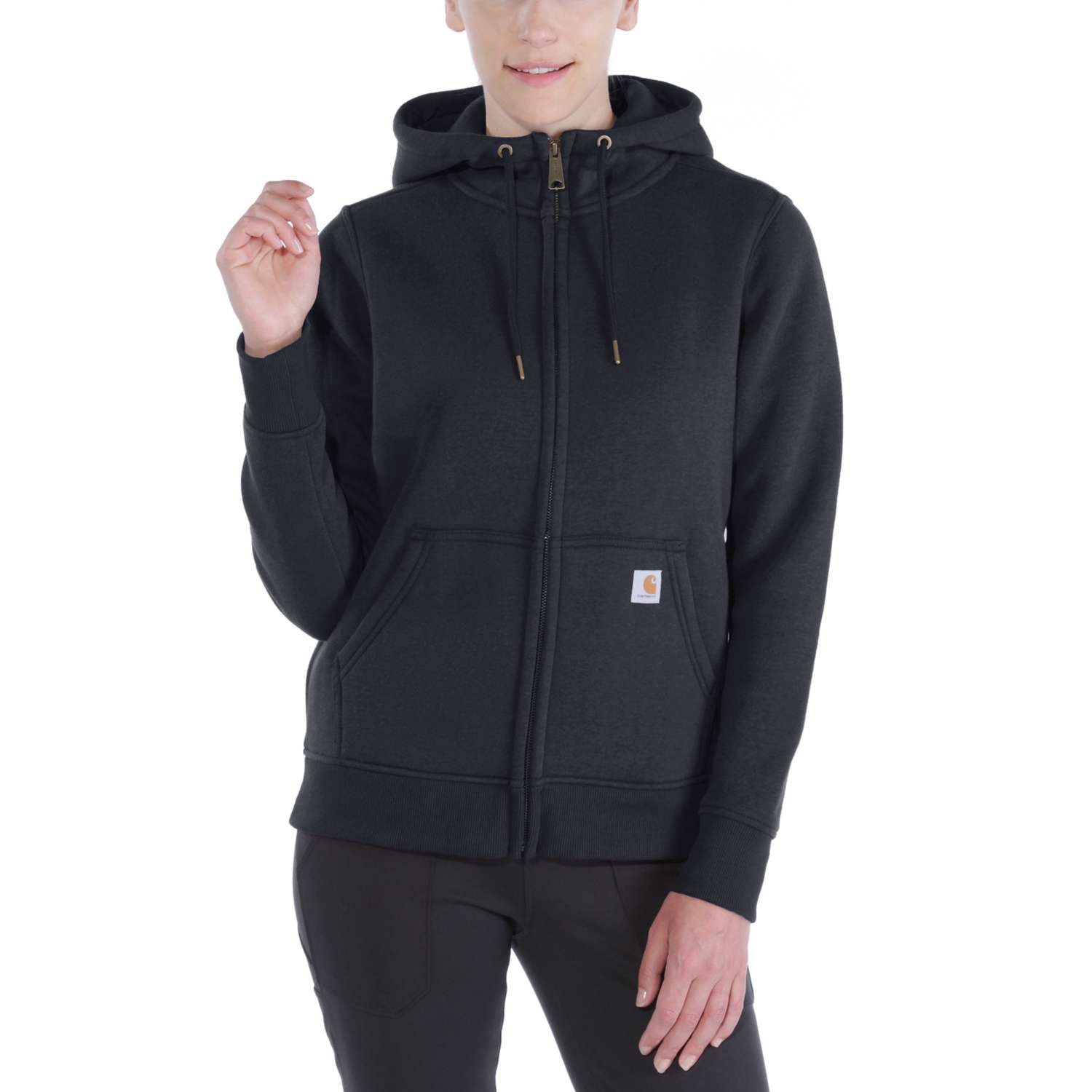 CARHARTT Sweatshirt Zip Women schwarz