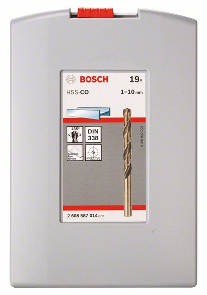 Bosch Metallbohrer-Set ProBox HSS-Co (19 Stk.)