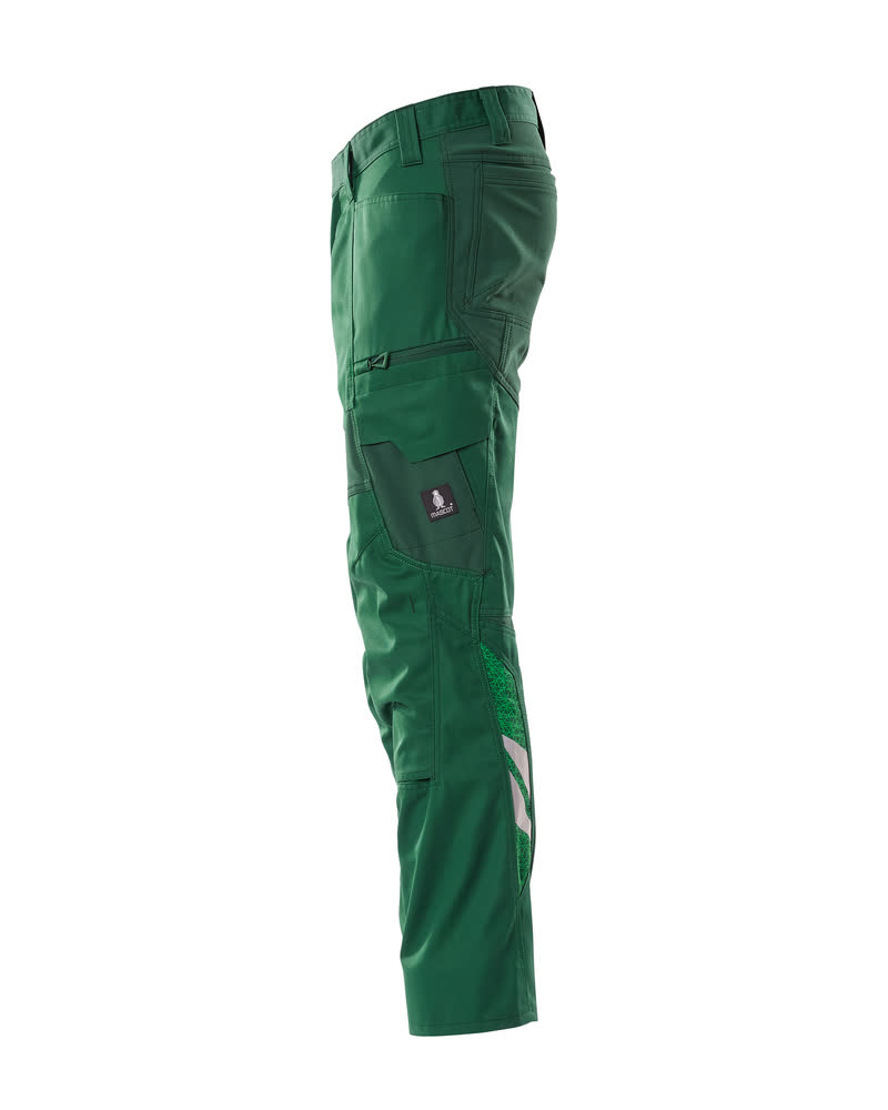 MASCOT ACCELERATE Hose mit Knietaschen grün 56