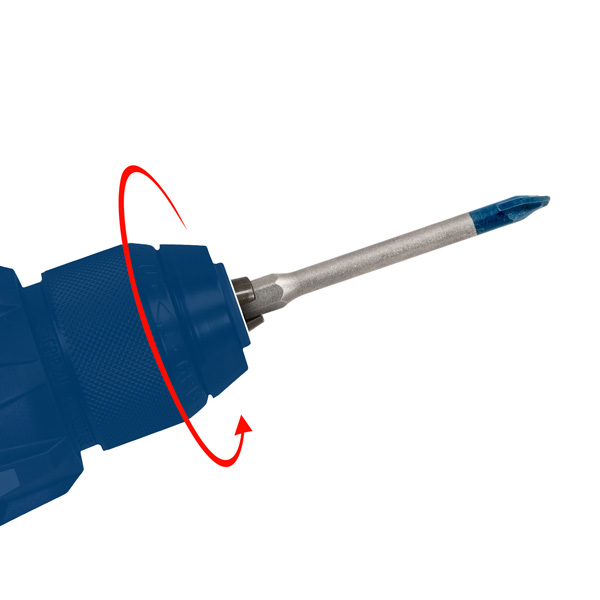 Bosch Universalhalter, 1/4-Zoll, 75mm, 11mm, (in Verbindung mit Tiefenanschlag T8/T4)