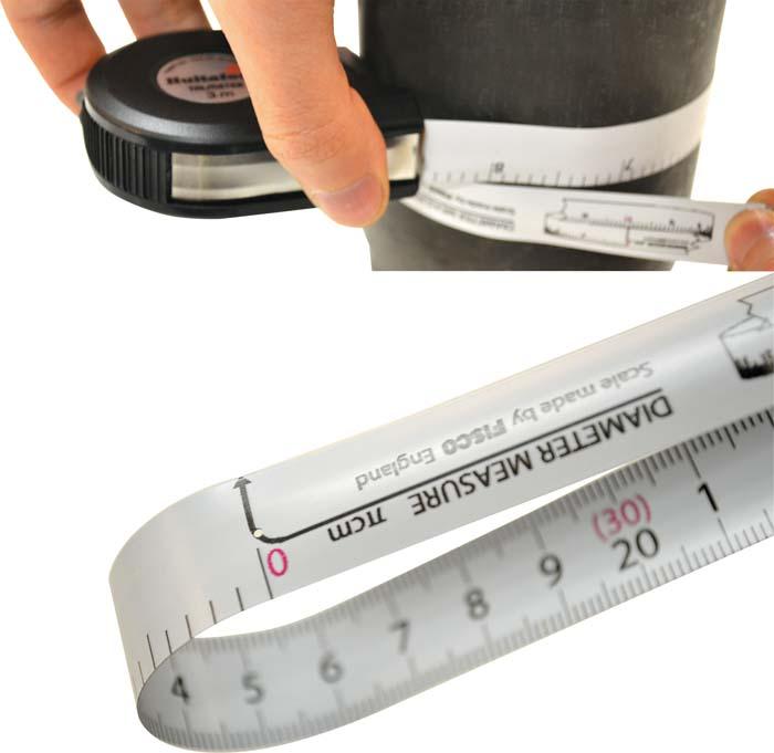 Hultafors Taschenbandmaß Talmeter 2m x 13mm weiß