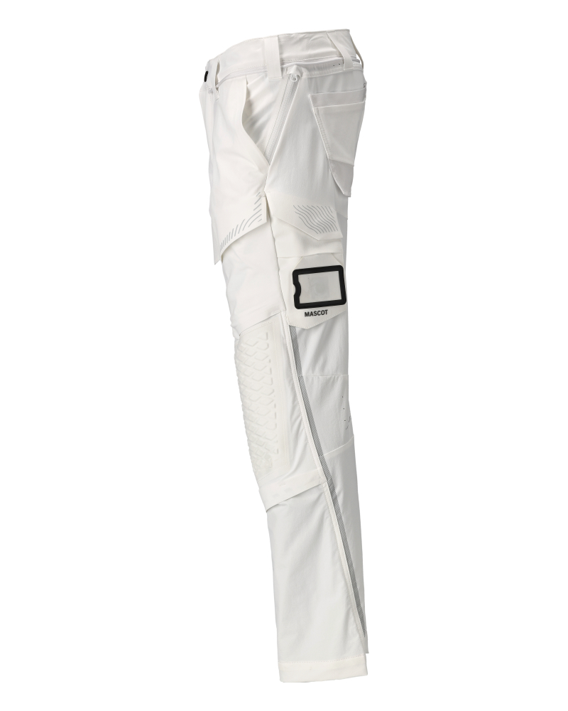 MASCOT CUSTOMIZED Hose mit Knietaschen, Maler weiß 48 kurz
