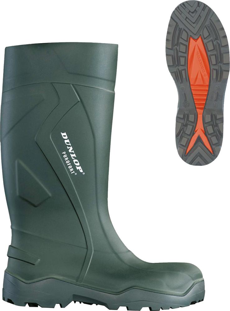 Stiefel Dunlop Purofort+ S5CI SRC Gr.44 grün