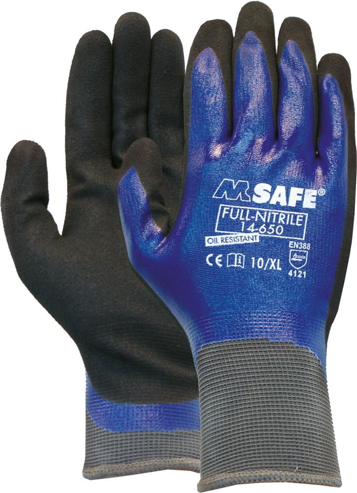 Handschuh M-Safe 14-650 Nitril