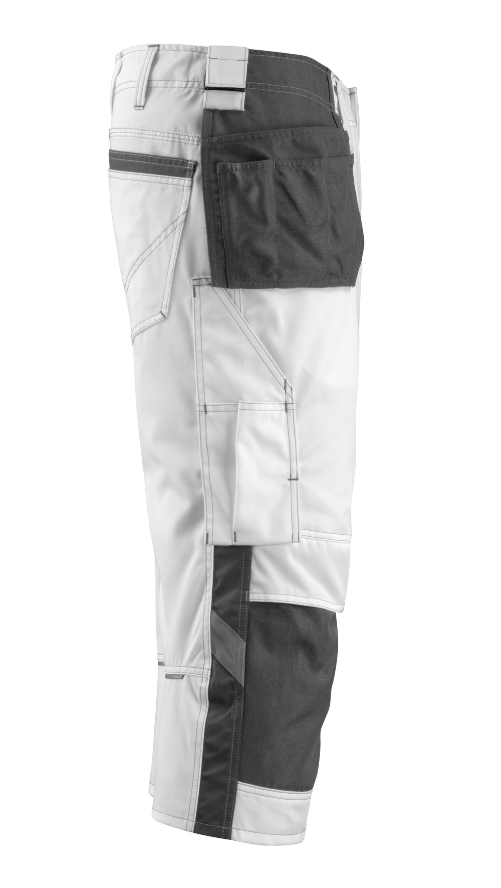 MASCOT Lindau UNIQUE Dreiviertel-Hose mit Hängetaschen weiß/dunkelanthrazit 66