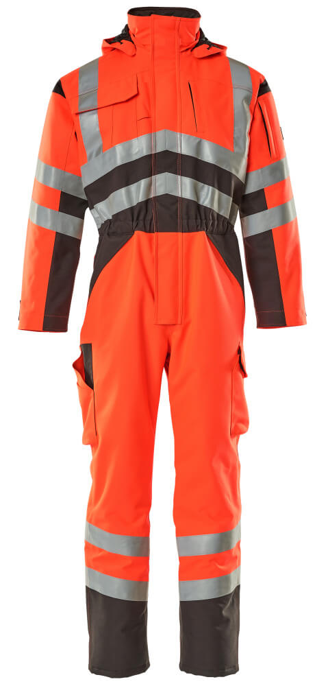 MASCOT Safara SAFE YOUNG Winteroverall hi-vis rot/dunkelanthrazit XXL