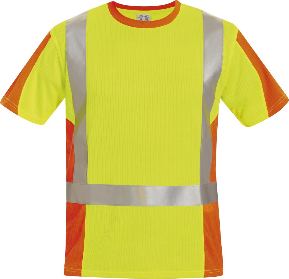Elysee Warn-T-Shirt Utrecht, Gr. S, gelb/orange