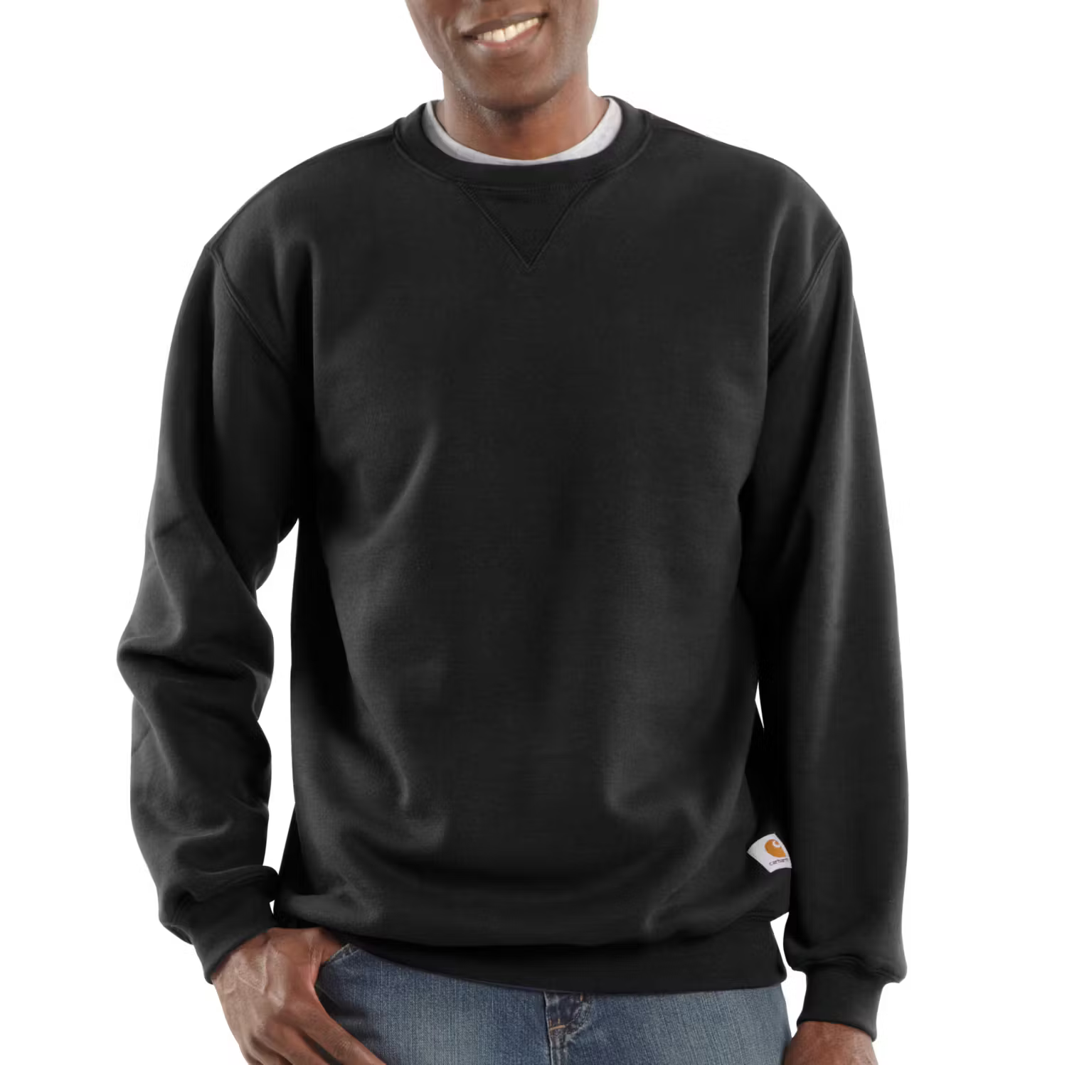 CARHARTT Herren Shirt Loose Fit Mit Rundhalsausschnitt BLACK, S