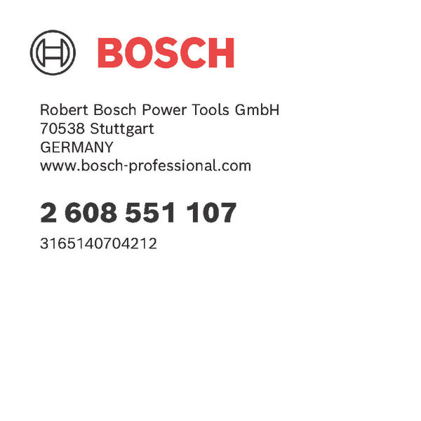 Bosch PRO Socket Adapter mit Stiftverbindung, 1/2", 50 mm