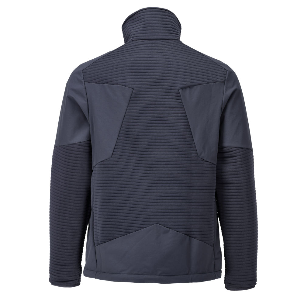 MASCOT CUSTOMIZED Fleecepullover mit kurzem Reißverschluss und Futter schwarzblau 4XL