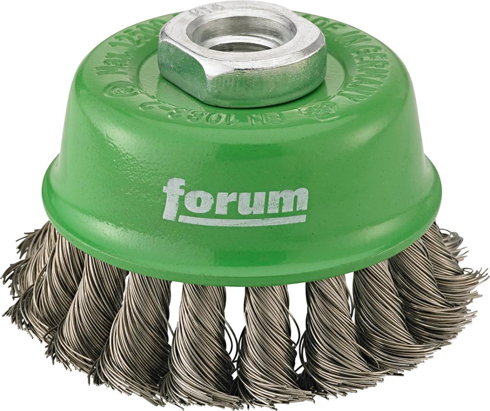 Forum Topfbürste rostfrei M14 65 x 0,5 mm gezopft