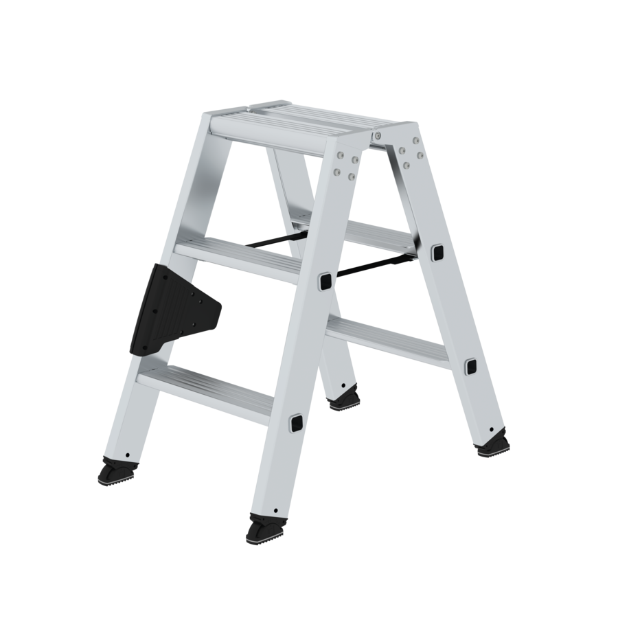 Munk Stufen-Stehleiter beidseitig begehbar 2x3 Stufen