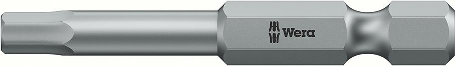 Wera Bit zähhart 1/4" DIN 3126 E6 3 Inbus 6 x 50mm