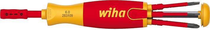 Wiha Magazin-Bithalter LiftUp VDE Schl./PZ/XENO 6-teilig