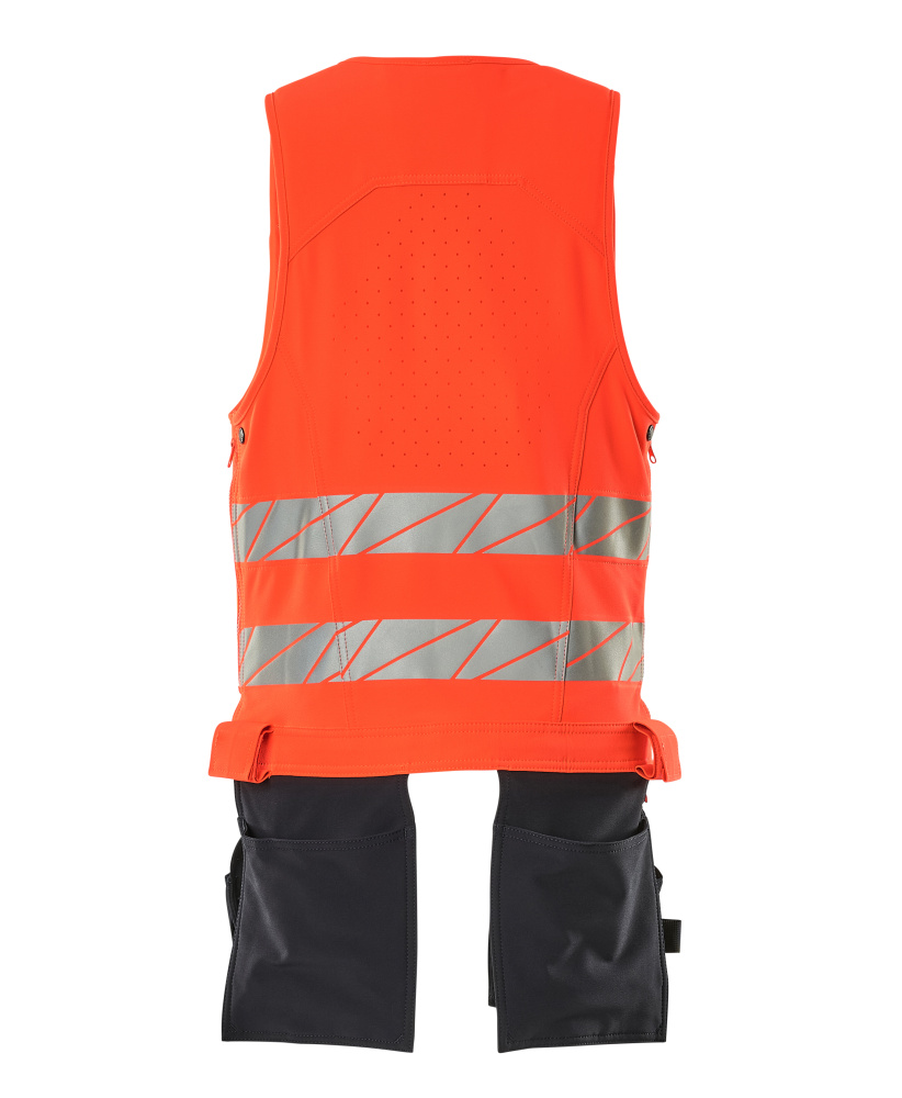 MASCOT ACCELERATE SAFE Werkzeugweste hi-vis rot/schwarzblau L