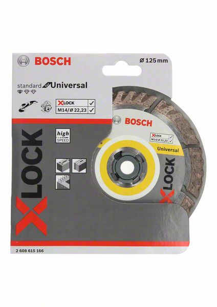 Bosch Diamanttrennscheibe X-LOCK Standard Universal 125mm