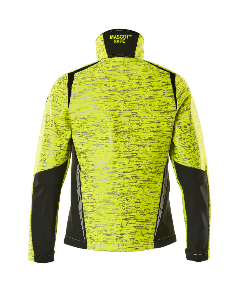 MASCOT ACCELERATE SAFE Softshell Jacke hi-vis gelb/schwarz M