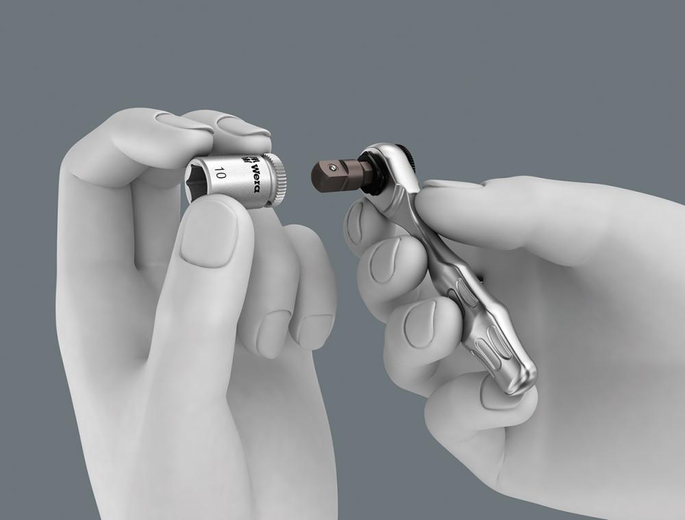 Wera Bit-Ratsche 87mm ZYKLOP Mini 1