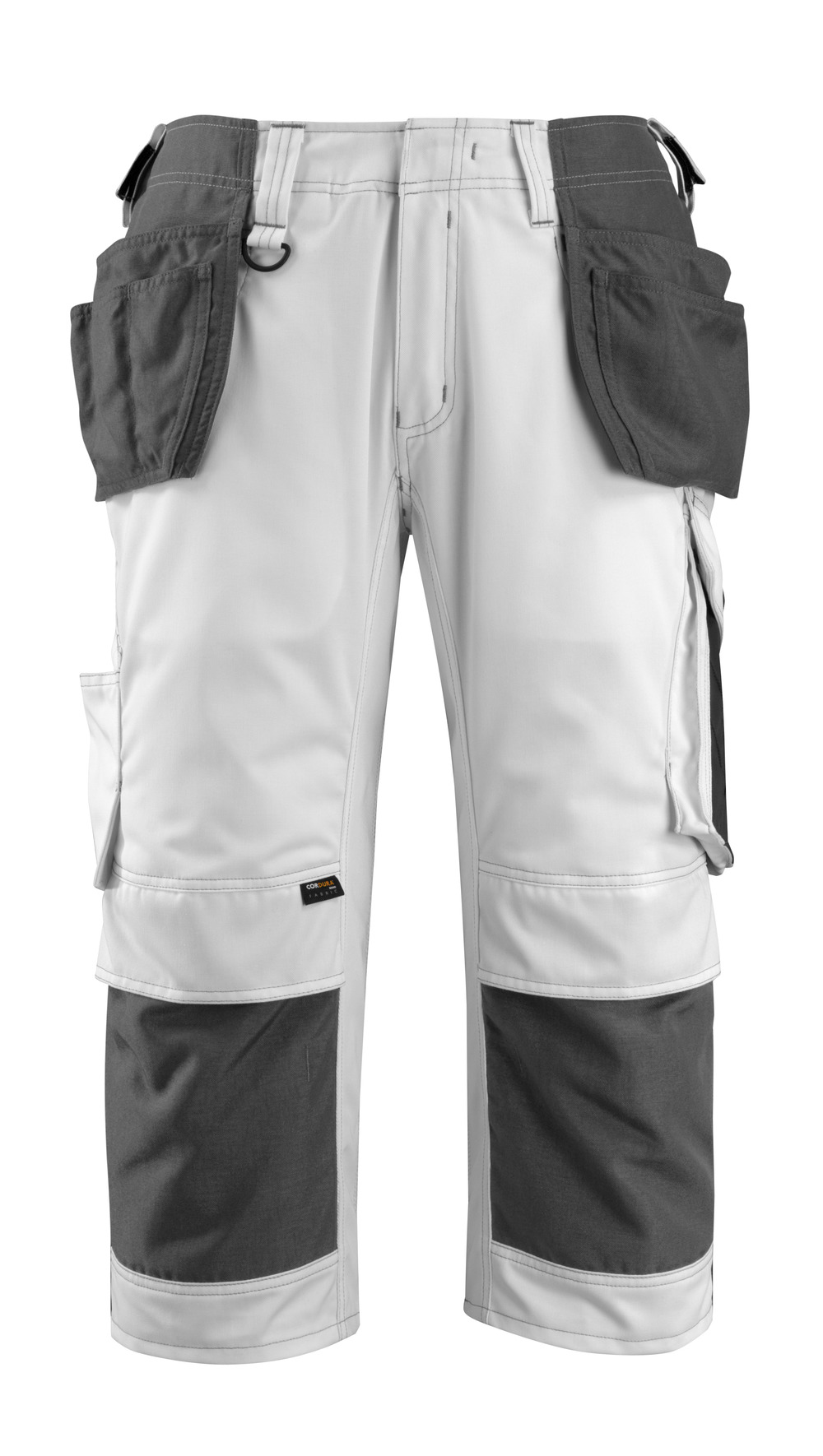 MASCOT Lindau UNIQUE Dreiviertel-Hose mit Hängetaschen weiß/dunkelanthrazit 66