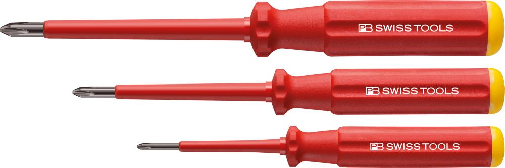 PB Swiss Tools Schraubendreher-Satz VDE 3-teilig PH im Karton Classic