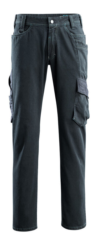 MASCOT HARDWEAR Jeans mit Schenkeltaschen Navia blau