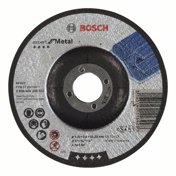 Bosch Trennscheibe gekröpft Expert Metal 125x2,5mm