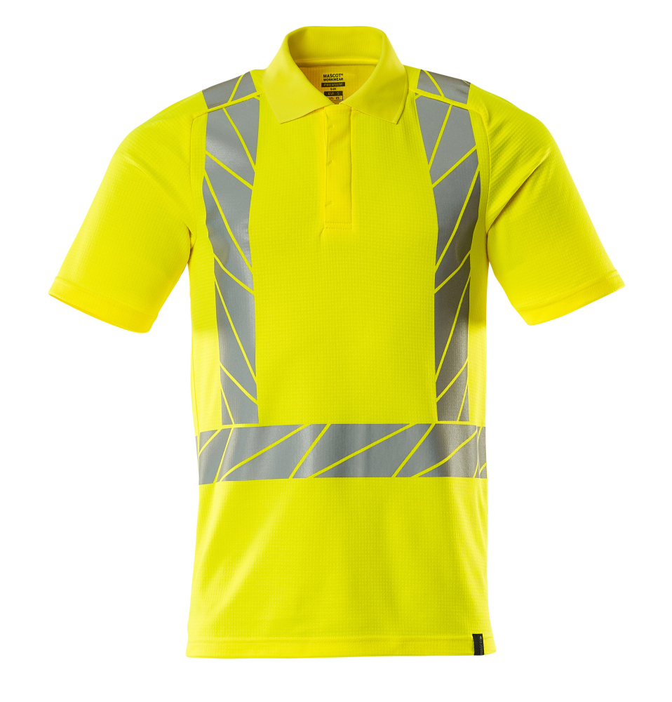 MASCOT ACCELERATE SAFE Polo-Shirt hi-vis gelb L