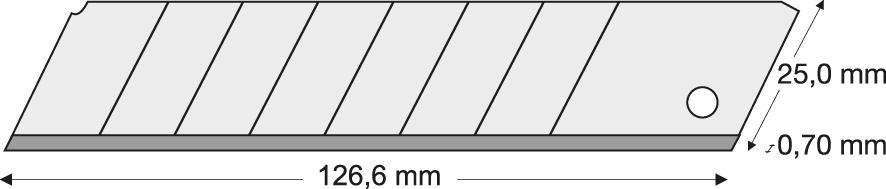Lutz Blades Abbrechklinge 25mm Pack 10 Stück