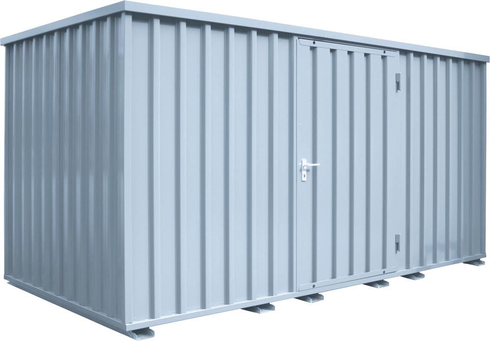 Materialcontainer 4x2m 1-flügelige Tür 4m Seite