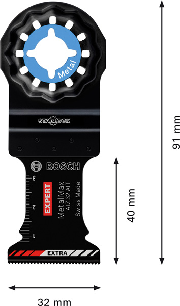 EXPERT MetalMax AIZ 32 AIT, Starlock-Aufnahme, 40 x 32 mm