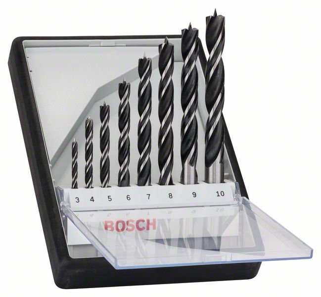 Bosch Holzbohrer-Set RobustLine 3,0-10,0mm (8-tlg.)