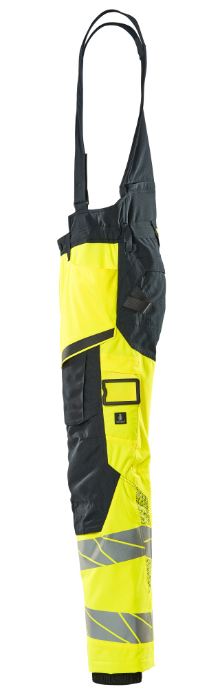 MASCOT ACCELERATE SAFE Winterhose hi-vis gelb/schwarzblau S