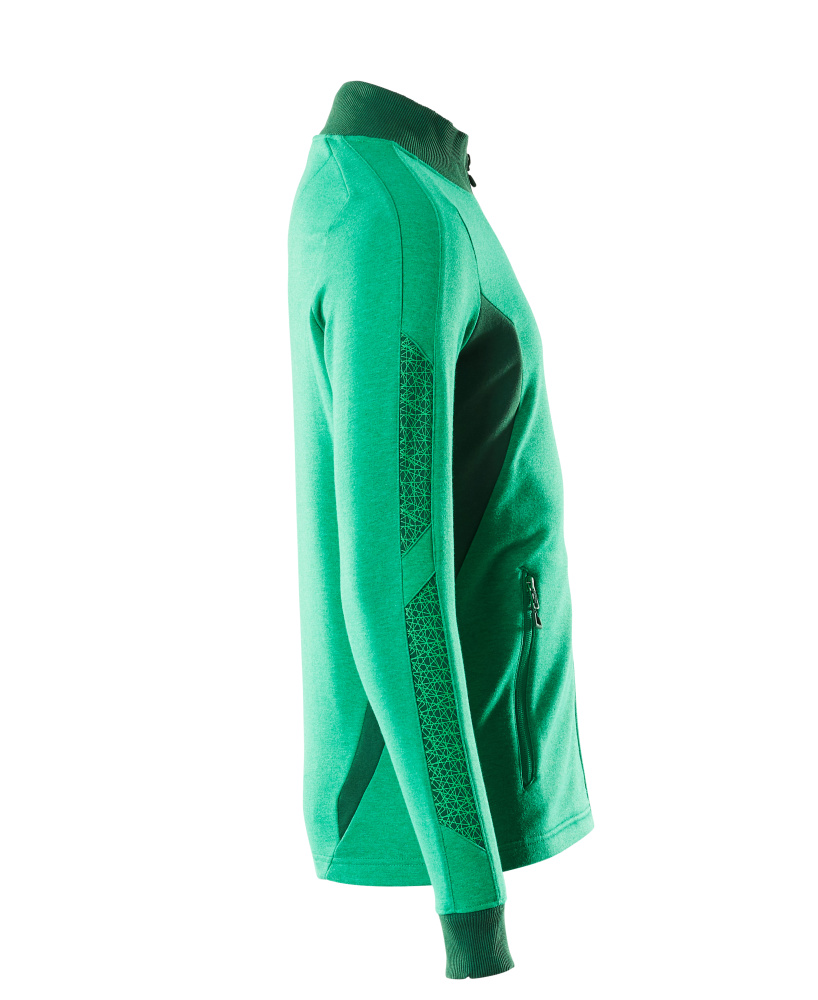 MASCOT ACCELERATE Sweatshirt mit Reißverschluss grasgrün/grün S