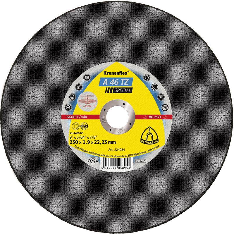 Klingspor Trennscheibe gerade A46TZ Inox 180x1,6mm (25 Stk.)